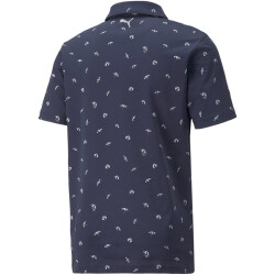 PUMA AP Dancing Umbrellas Golf Poloshirt Herren navy blazer/mirage gray M