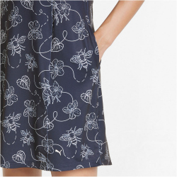 PUMA Cloudspun Pollinator Golf Kleid Damen navy blazer/bright white XL