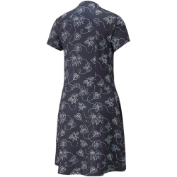 PUMA Cloudspun Pollinator Golf Kleid Damen navy blazer/bright white XL