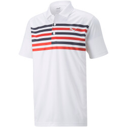 PUMA Grint Golf Poloshirt Herren 03 - bright white/ski...