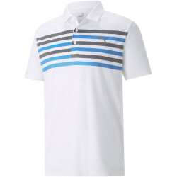 PUMA Grint Golf Poloshirt Herren bright white/marina XL