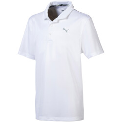 PUMA Essential Golf Poloshirt Jungen bright white 128