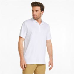 PUMA Gamer Golf Poloshirt Herren bright white M