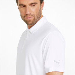 PUMA Gamer Golf Poloshirt Herren bright white M