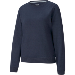 PUMA Cloudspun Crewneck Golf Pullover Damen navy blazer...