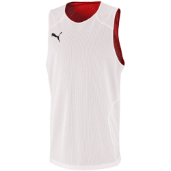 PUMA Basketball Practice Tanktop Herren PUMA white/high risk red 3XL