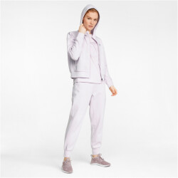 PUMA Train Favorite Fleece Full-Zip Kapuzenjacke Damen lavender fog heather S