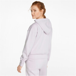 PUMA Train Favorite Fleece Full-Zip Kapuzenjacke Damen lavender fog heather S
