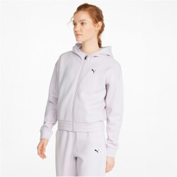 PUMA Train Favorite Fleece Full-Zip Kapuzenjacke Damen lavender fog heather S