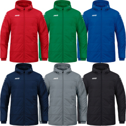 JAKO Team Coachjacke mit Kapuze