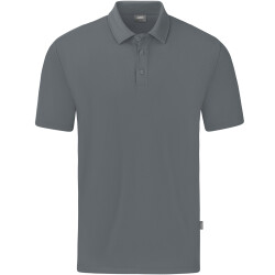 JAKO Organic Poloshirt Stretch steingrau 3XL
