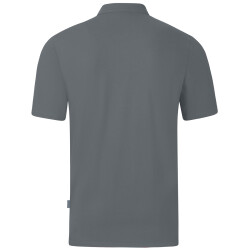 JAKO Organic Poloshirt Stretch steingrau 3XL