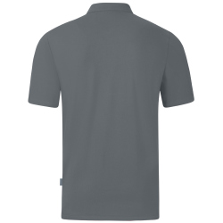 JAKO Organic Poloshirt Stretch steingrau S