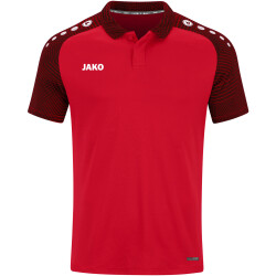 JAKO Performance Poloshirt Herren rot/schwarz 4XL