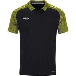 JAKO Performance Poloshirt Herren schwarz/soft yellow M