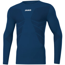 JAKO Comfort recyceltes langarm Funktionsshirt Herren navy L