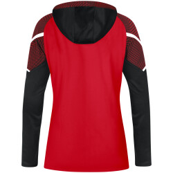 JAKO Performance Hoodie Damen rot/schwarz 34