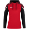 JAKO Performance Hoodie Damen rot/schwarz 34