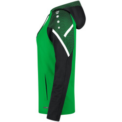 JAKO Performance Hoodie Damen soft green/schwarz 40