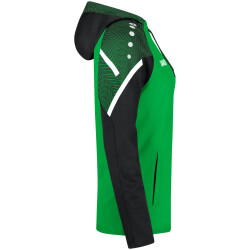 JAKO Performance Hoodie Damen soft green/schwarz 40