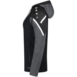 JAKO Performance Hoodie Damen schwarz/anthra light 34