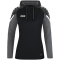 JAKO Performance Hoodie Damen schwarz/anthra light 34