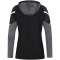 JAKO Performance Hoodie Damen schwarz/anthra light 34