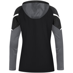 JAKO Performance Hoodie Damen schwarz/anthra light 36