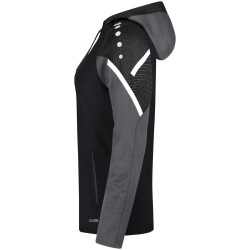 JAKO Performance Hoodie Damen schwarz/anthra light 36