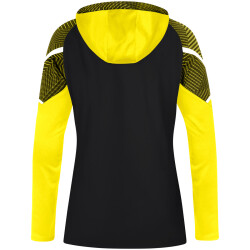 JAKO Performance Hoodie Damen schwarz/soft yellow 34