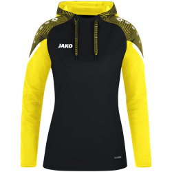 JAKO Performance Hoodie Damen schwarz/soft yellow 44