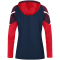 JAKO Performance Hoodie Damen marine/rot 34