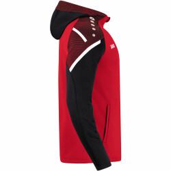 JAKO Performance Kapuzenjacke Herren rot/schwarz 4XL