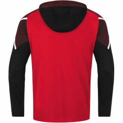 JAKO Performance Kapuzenjacke Herren rot/schwarz M
