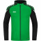 JAKO Performance Kapuzenjacke Kinder soft green/schwarz 128