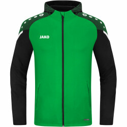 JAKO Performance Kapuzenjacke Herren soft green/schwarz M