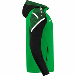 JAKO Performance Kapuzenjacke Herren soft green/schwarz M