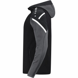JAKO Performance Kapuzenjacke Herren schwarz/anthra light M