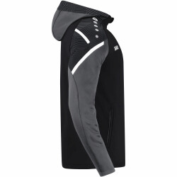 JAKO Performance Kapuzenjacke Herren schwarz/anthra light M