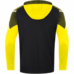 JAKO Performance Kapuzenjacke Herren schwarz/soft yellow M