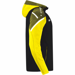 JAKO Performance Kapuzenjacke Herren schwarz/soft yellow M
