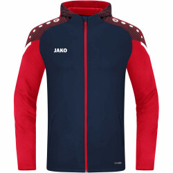 JAKO Performance Kapuzenjacke Herren marine/rot 4XL