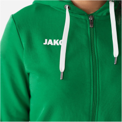 JAKO Base Kapuzenjacke Damen sportgrün 34