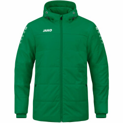 JAKO Team Coachjacke mit Kapuze Kinder sportgrün 128
