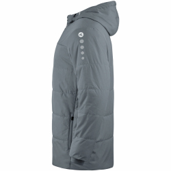 JAKO Team Coachjacke mit Kapuze Kinder steingrau 164