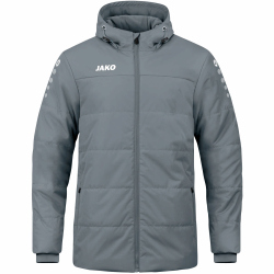 JAKO Team Coachjacke mit Kapuze Herren steingrau 3XL