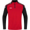JAKO Performance Ziptop Kinder rot/schwarz 128
