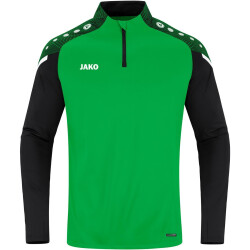 JAKO Performance Ziptop Herren soft green/schwarz M