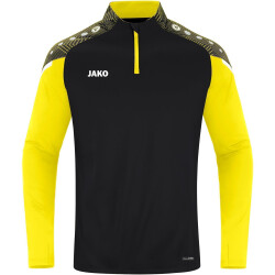 JAKO Performance Ziptop Herren schwarz/soft yellow M