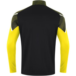 JAKO Performance Ziptop Herren schwarz/soft yellow XL